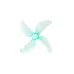 4 Pairs GEMFAN 1613 40mm 1.6 Inch 4 Blade PC Propeller 1mm / 1.5mm for FPV Racing Drones Compatible with 0802 1102 Motor