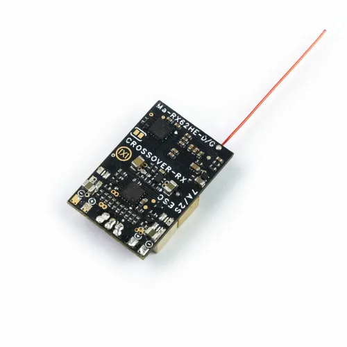 AEORC RX154-E/TE 2.4GHz 7CH Mini RC Receiver with Telemetry Integrates 2S 7A Brushless ESC Supports DSMX/2 for RC Drone