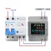 ET32-669 High Precision Professional Electrical Meter with Full-view LCD Screen Measures Voltage Current Power Frequency and Power Factor High Temperature Resistant Supports 22 KW Power