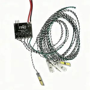 77RC Strobe Light LED Controllable Night Flight Lights Navigation Lamp System for RC Airplane Fixed Wings Model