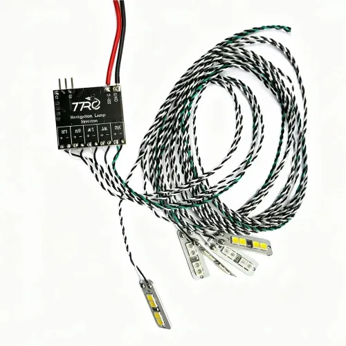 77RC Strobe Light LED Controllable Night Flight Lights Navigation Lamp System for RC Airplane Fixed Wings Model