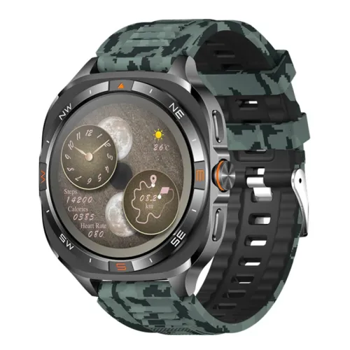 G400 1.46-inch HD Screen GPS Compass Altitude Air Pressure 800mAh Massive Battery Voice Assistant bluetooth Call Heart Rate Blood Oxygen Monitor Sleep Monitoring Multi-sport Modes IP68 Waterproof Smart Watch