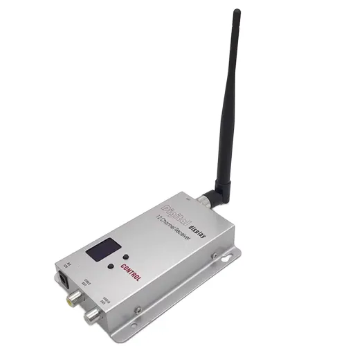 Partom 1.2GHz 1.5W 12CH FPV Wireless Video Receiver Long Range 10Km For RC Drone Fixed Wing Airplane