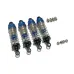 4PCS Upgraded Oil Filled Shocks Absorber Damper for Wrangler MNRC MN128 1/12 RC Cars Vehicles Models Spare Parts