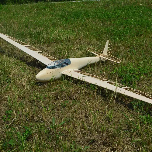Tony Ray's Aero Model Musger MG-19B 2933mm Wingspan 1/6 Scale Balsawood RC Airplane Glider KIT