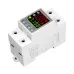 220V 40A/63A Adjustable Voltage Relay with Over Under Voltage Protection Over Current Limit Precision Wattmeter Energy Meter with Automatic Recovery Ideal for Power Consumption Monitoring