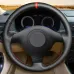 Artificial Leather Car Steering Wheel Cover for VW Golf 4 Passat B5 1996-2003 Seat Leon 1999-2004 for Polo 1999-2002