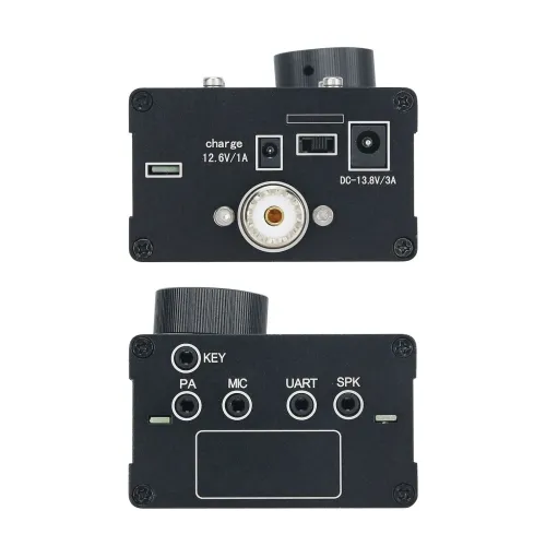 (Single microphone) 10W Portable uSDX 8 Band SDR All Mode Transceiver USB, LSB, CW, AM, FM HF SSB QRP Transceiver QCX-SSB with Battery