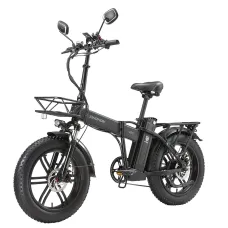 EDIRECT SINOHON A20 Electric Bike 48V 18AH 1000W Motor Recommended Top Speed 25KM/H 20inch 80-100KM Max Mileage 150KG Max Load Electric Bicycle