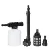 AUTSOME Cordless High Pressure Car Washer 100bar/1450psi Spray Water Pump 15000mah 2 Battery Portable Cleaner Machine