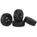 4Pcs AUSTAR AX-3020C 1.9 Inch 103mm RC Car Tires With Hub For 1/10 D90 SCX10 CC01 RC Car Crawler