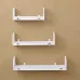 3Pcs Modern Wall Mounted Shelf Storage Rack Holder Home Office Bedroom Decor Set