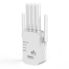 1200Mbps Wireless WiFi Repeater 2.4G&5.8G Signal Router 802.11N Long Range Wireless WiFi Extender Amplifier WIFI Booster with 6 Antennas