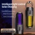 2 in 1 Solar Powered Mosquito Killer Lamp LED Lighting 1200mAh Lithium Battery 2500V High-voltage Efficient Bug Zapper Outdoor Camping Night Light
