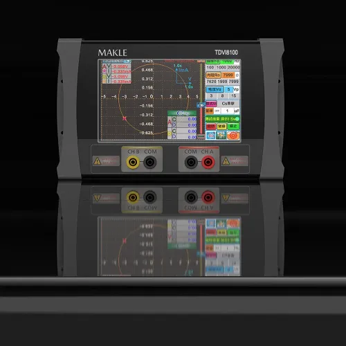 MAKLE TDVI8100 Intelligent Dual-Channel VI Curve Tester LCR Meter Quick Fault Diagnosis 5-21000Hz with Power Adapter