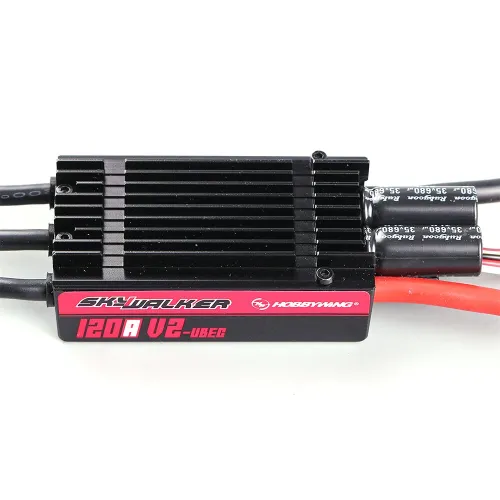 Hobbywing SkyWalker 120A V2 UBEC Brushless ESC With Reverse Brake 3-8S For RC Airplane Fixed Wing