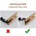 Bench Pin Clamp C Clamp Mount On Bench Table Jewelry Tool Hardwood 9x2 Inches for Sawing Drilling Filing Workbench