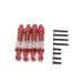 4PCS Metal Upgraded Shock Absorber For MN D90 D91 D96 MN98 99S WPL C14 C24 C34 RC Car Parts