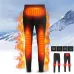 TENGOO HD-02B Heating Underwear Pant Set Fleece Lined Thermal Long Sleeves Trousers Men Women Heated Suit USB Electric Thermal Underwear for Winter