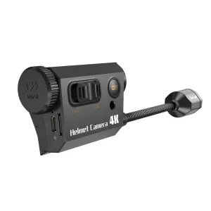 RunCam Helmet Action Cam 4K & 1080P 60fps, FPV Compatible for Motorcycle Racing & Drone Use