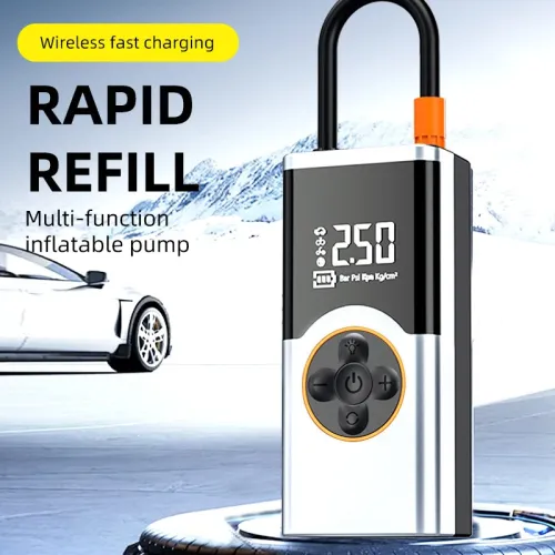 150PSI Multi-Functional Car Tire Inflator High-Pressure Portable Fast inflation Air Pump Built-in LED Emergency Light