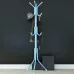 Coat Stand Garment Rack Shelf Metal Jacket Umbrella Hanger Standing 12 Hook