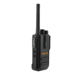 Chierda CD106 Professional Walkie Talkie 4000/5200mAh Long Battery Life Wireless Copy Type-C Charging Long Range Portable Two-way Radio with Flashlight