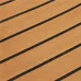 600x2400x5mm Brown Black Teak Decking EVA Foam Marine Flooring Faux Boat Decking Sheet
