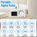 TEF6686 Full Band Digital Radio Receiver Aluminum Alloy FM LW MW SW DSP SDR Portable 2.8 Inch Screen Built in Speaker Rechargeable Battery 99 Station Storage Compact Design