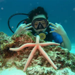 UDirect DEDEPS3000-A 0.5L Scuba Tank with Adapter Diving Equipment Underwater Outdoor Mini Dive Scuba Cylinder Diving Air Tank