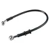30cm-220cm Motorcycle Bike Braided Brake Clutch Oil Hoses Line Pipe Cable Black