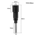 1/4 Inch Shank 1/2 Inch Shank 8mm Shank Router Collet Chuck Extension Router Bit Collet Extension Adapter