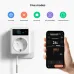 16A Tuya WiFi Thermostat Socket EU Outlet Plug Cooling & Heating Remote Temperature Controller Loop Timing Function Voice Control Works with Alexa Google Home