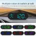 G9 Auto HUD GPS Head Up Display Car Gauge Speedometer With Compass Clock Driving Distance Security Alarm Electronic Accessories