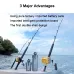 JSDSOLAR 14.8V 10Ah Sea Fishing Electric Reel Rechargeable Li-ion Battery with Power Adapter Fishing Reel Battery for Daiwa Shiman0