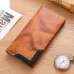 BULLCAPTAIN Genuine Leather Mens Long Wallet Large-capacity Coin Purse RFID Blocking Credit Card Holder Multifunctional Handbag Clutch Wallet