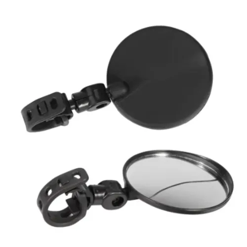 2PCAcrylic Bicycle Rearview Mirror 360 Adjustable Rotate Wide Angle Bike Rear View Mirrors Convex Mirror for Electric Bike