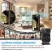 C11 3MP Tuya WiFi PTZ Robot Camera with Time Display 180 Viewing HD Night Vision Motion Detection Two-way Audio Alarm Setting Surveillance Security Cameras