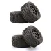 4PCS Tires Wheels All Terrain Universal Off-Road for MJX 16207 16208 HBX 16899 16890 Wltoys 144001 1/14 1/16 1/18 High Speed RC Cars Vehicles Models Spare Parts