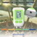 5 in 1 High Accuracy Soil Sensor Tester Moisture pH Fertility Temperature Sunlight Meter Corrosion Resistant Probes LCD Display Anti Slip Handle