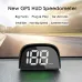 Universal Car GPS HUD Digital Speedometer Display White Light Plug and Play Big Font Car Electronics Accessories