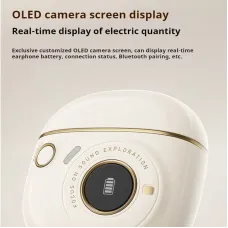 EDIFIER TO-U3 Plus TWS Earbuds Wireless bluetooth Earphone OLED Digital Display 13mm Composite Diaphragm AI Call Noise Cancelling 28H Playback Low Delay Sports Headphones