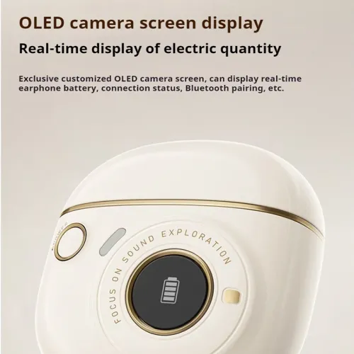 EDIFIER TO-U3 Plus TWS Earbuds Wireless bluetooth Earphone OLED Digital Display 13mm Composite Diaphragm AI Call Noise Cancelling 28H Playback Low Delay Sports Headphones