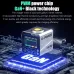 G-POWER 160W Nitride Charger GaN Fast Charger 8-Port PD3.1 QC USB-C USB-A Charging Station with 15W Wireless Charge Metal Body