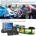 4 inch IPS HD Screen Car DVR Dash Cam 1080P 2 Lens / 3 Lens Camera Night Vision With 170 Degree Rear View