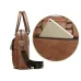 WEIXIER Men's Briefcase Retro Business Casual Laptop Bag Office High Quality PU Leather Handbag Shoulder Messenger Bags