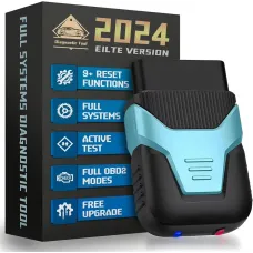 HUMZOR Z100 Bluetooth 5.2 OBD2 Diagnostic Tool Full System OBDII Scanner 9+ Reset Functions iOS Android APP Controlled Bidirectional Testing