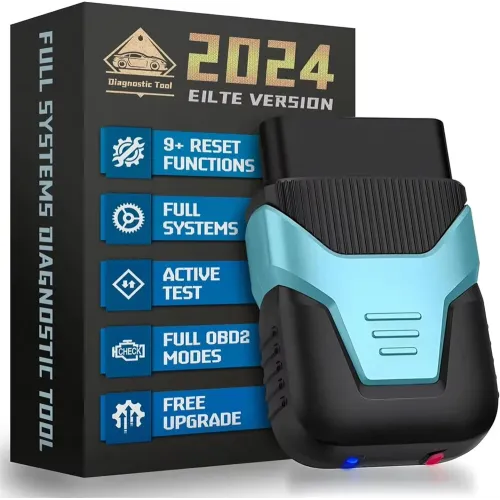 HUMZOR Z100 Bluetooth 5.2 OBD2 Diagnostic Tool Full System OBDII Scanner 9+ Reset Functions iOS Android APP Controlled Bidirectional Testing