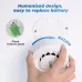 Tuya Wifi Smoke Sensor Alarm 80DB Smart Fire Temperature and Humidity Detector Security Protection Voice Control with Alexa Google Home Smart Life APP