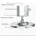 Mini Hobby Vise CNC Aluminum Alloy 360 Swivel Adjustable Pin Vise 8 Bench Pins 50mm Clamping Width Table Vice Clamp Action Figure DIY Jewelry Watch